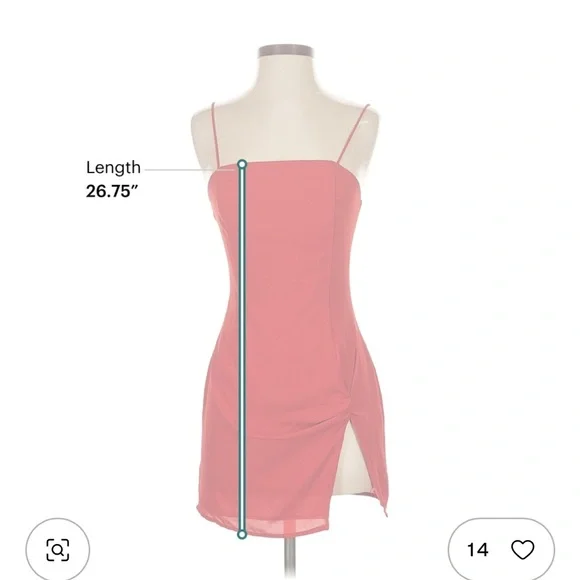 Superdown Syrus Slit Minidress NWOT - Picture 8 of 9